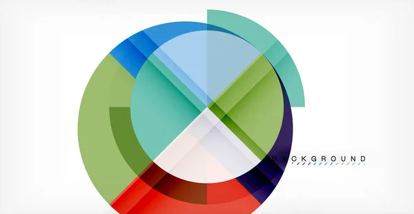 Vektor kör absztrakt háttér — Stock Vector