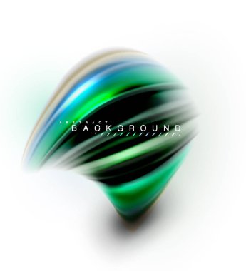 Sıvı sıvı karıştırma renkler konsepti üzerine açık gri renkli, dalga ve girdap eğrisi akışı satır, trendy soyut düzeni şablonu iş sunumu, app duvar kağıdı başlık sayfası, poster veya duvar kağıdı için