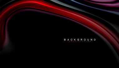 Sıvı renk arka plan, siyah, renkli mermer veya plastik dalga doku zemin, çok renkli şablonu için iş veya teknoloji sunu veya web broşür kapak üzerinde sıvı tasarım bükülmüş