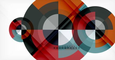 vektör arka plan daire