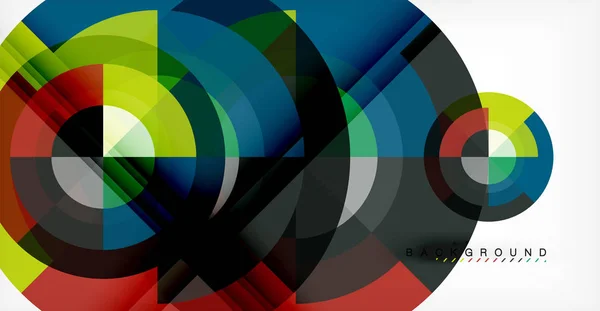 Fond abstrait cercle vectoriel — Image vectorielle