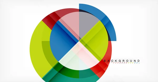 Fond abstrait cercle vectoriel — Image vectorielle