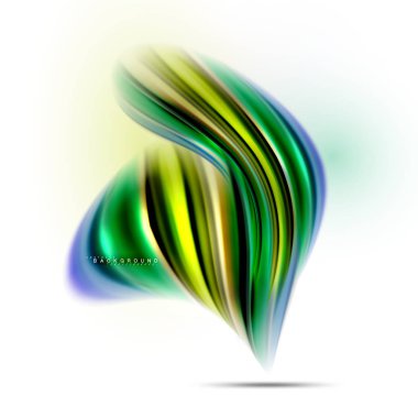 Sıvı sıvı karıştırma renkler konsepti üzerine açık gri renkli, dalga ve girdap eğrisi akışı satır, trendy soyut düzeni şablonu iş sunumu, app duvar kağıdı başlık sayfası, poster veya duvar kağıdı için