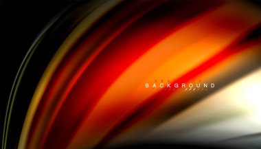 Sıvı renk arka plan, siyah, renkli mermer veya plastik dalga doku zemin, çok renkli şablonu için iş veya teknoloji sunu veya web broşür kapak üzerinde sıvı tasarım bükülmüş