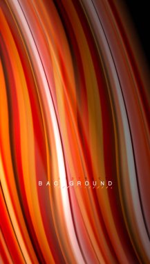 Sıvı renk arka plan, siyah, renkli mermer veya plastik dalga doku zemin, çok renkli şablonu için iş veya teknoloji sunu veya web broşür kapak üzerinde sıvı tasarım bükülmüş