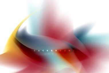 Holografik akışkan akışı, renkli sıvı karıştırma renkler hareket kavramı renkler