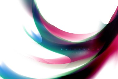 Holografik akışkan akışı, renkli sıvı karıştırma renkler hareket kavramı renkler