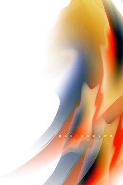 Holografik akışkan akışı, renkli sıvı karıştırma renkler hareket kavramı renkler