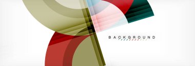 Vektör dairesel geometrik arka plan