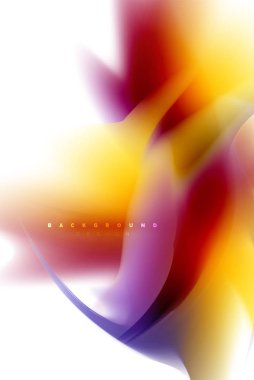 Holografik akışkan akışı, renkli sıvı karıştırma renkler hareket kavramı renkler