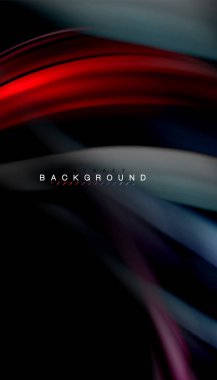 Sıvı renk arka plan, siyah, renkli mermer veya plastik dalga doku zemin, çok renkli şablonu için iş veya teknoloji sunu veya web broşür kapak üzerinde sıvı tasarım bükülmüş