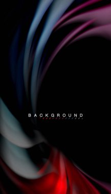 Sıvı renk arka plan, siyah, renkli mermer veya plastik dalga doku zemin, çok renkli şablonu için iş veya teknoloji sunu veya web broşür kapak üzerinde sıvı tasarım bükülmüş