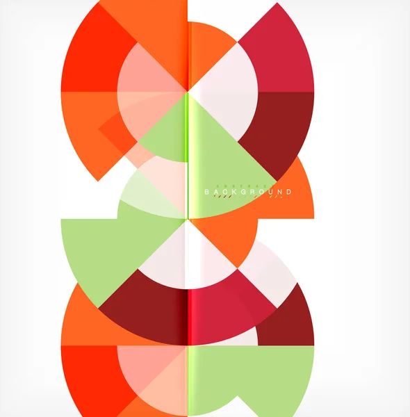 Moderna cirkel abstrakt bakgrund — Stock vektor