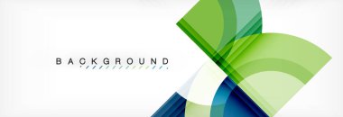 Vektör dairesel geometrik arka plan