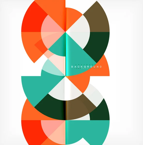 Moderna cirkel abstrakt bakgrund — Stock vektor
