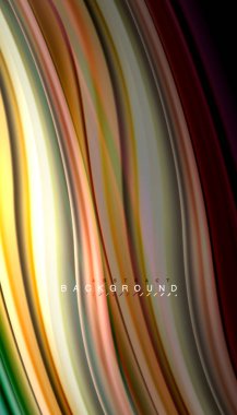 Sıvı renk arka plan, siyah, renkli mermer veya plastik dalga doku zemin, çok renkli şablonu için iş veya teknoloji sunu veya web broşür kapak üzerinde sıvı tasarım bükülmüş