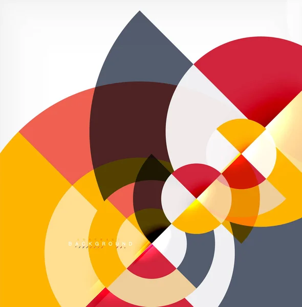 Moderne Kreis abstrakten Hintergrund — Stockvektor