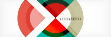 Vektör dairesel geometrik arka plan