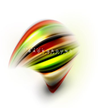 Sıvı sıvı karıştırma renkler konsepti üzerine açık gri renkli, dalga ve girdap eğrisi akışı satır, trendy soyut düzeni şablonu iş sunumu, app duvar kağıdı başlık sayfası, poster veya duvar kağıdı için