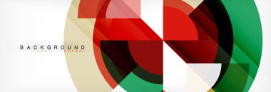 Vektör dairesel geometrik arka plan