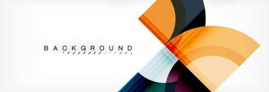 Vektör dairesel geometrik arka plan