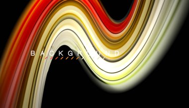 Sıvı renk arka plan, siyah, renkli mermer veya plastik dalga doku zemin, çok renkli şablonu için iş veya teknoloji sunu veya web broşür kapak üzerinde sıvı tasarım bükülmüş