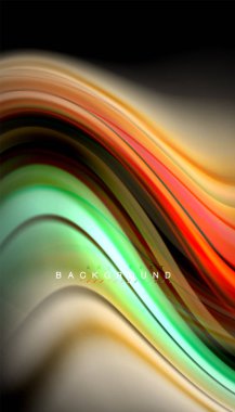 Sıvı renk arka plan, siyah, renkli mermer veya plastik dalga doku zemin, çok renkli şablonu için iş veya teknoloji sunu veya web broşür kapak üzerinde sıvı tasarım bükülmüş