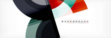 Vektör dairesel geometrik arka plan