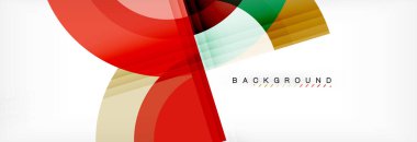 Vektör dairesel geometrik arka plan