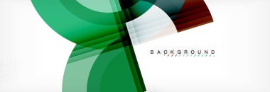 Vektör dairesel geometrik arka plan