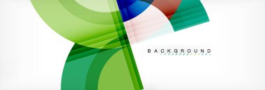 Vektör dairesel geometrik arka plan