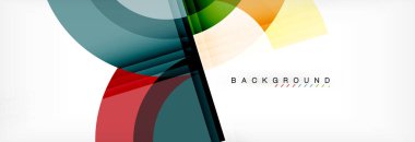 Vektör dairesel geometrik arka plan