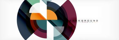 Vektör dairesel geometrik arka plan