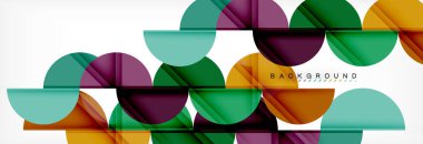 Daire arka plan, geometrik şekil