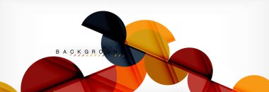 Yarı daire arka plan, modern geometrik desen tasarım. İş veya teknoloji tanıtım tasarım şablonu, broşür veya el ilanı desenli veya geometrik web afiş