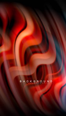 Sıvı renk arka plan, siyah, renkli mermer veya plastik dalga doku zemin, çok renkli şablonu için iş veya teknoloji sunu veya web broşür kapak üzerinde sıvı tasarım bükülmüş