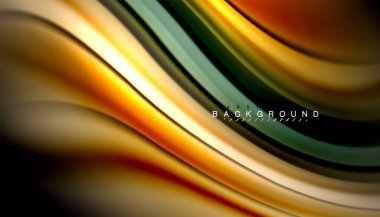 Sıvı renk arka plan, siyah, renkli mermer veya plastik dalga doku zemin, çok renkli şablonu için iş veya teknoloji sunu veya web broşür kapak üzerinde sıvı tasarım bükülmüş