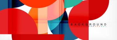 Daire arka plan, geometrik şekil