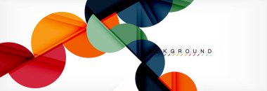 Daire arka plan, geometrik şekil