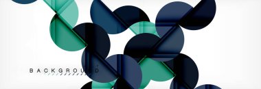 Daire arka plan, geometrik şekil