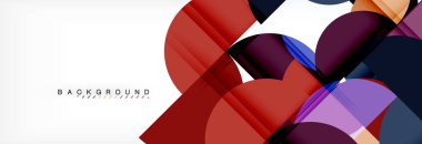 Yarı daire arka plan, modern geometrik desen tasarım. İş veya teknoloji tanıtım tasarım şablonu, broşür veya el ilanı desenli veya geometrik web afiş