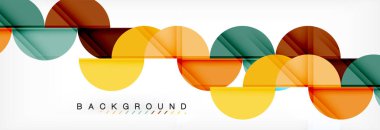 Daire arka plan, geometrik şekil