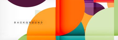 Yarı daire arka plan, modern geometrik desen tasarım. İş veya teknoloji tanıtım tasarım şablonu, broşür veya el ilanı desenli veya geometrik web afiş