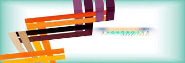 Satır arka plan, vektör modern şablonu