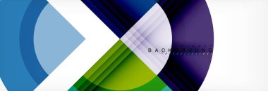 Vektör dairesel geometrik arka plan