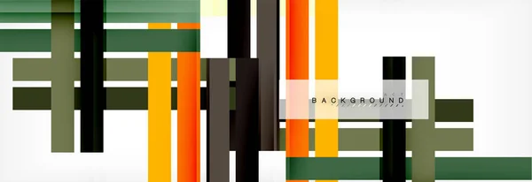 Strepen en lijnen, geometrische abstracte achtergrond kleur — Stockvector