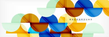 Daire arka plan, geometrik şekil