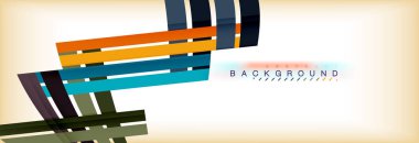 Satır arka plan, vektör modern şablonu