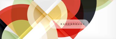 Vektör dairesel geometrik arka plan