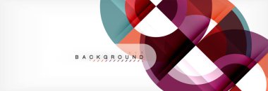 Vektör dairesel geometrik arka plan